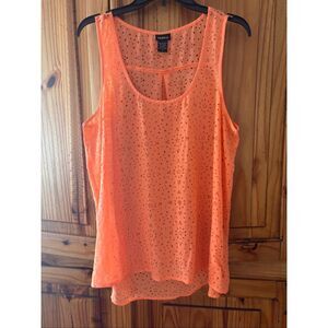 Torrid Laser Cut Sheer Top